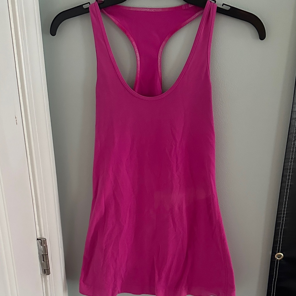 Women's Lululemon Pink Racerback Tank Top